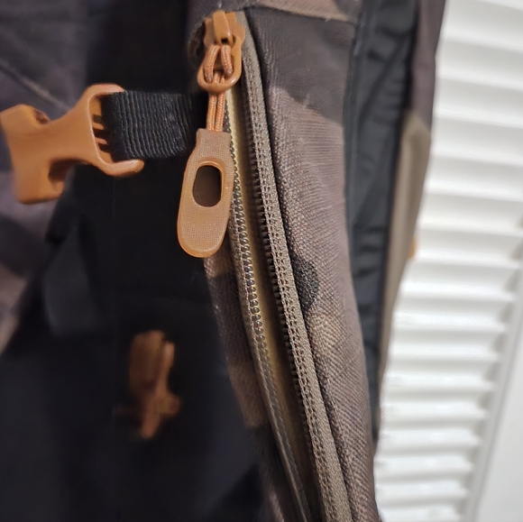 Dakine Camouflage Backpack with Yellow and Brown Accents main image 10